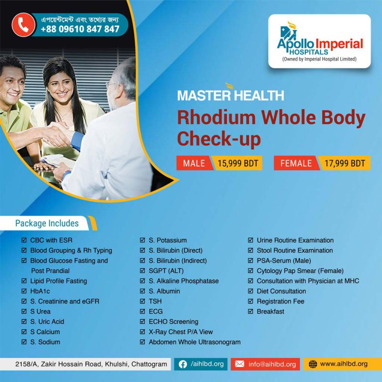 Master Health Rhodium Whol Bod Check Up