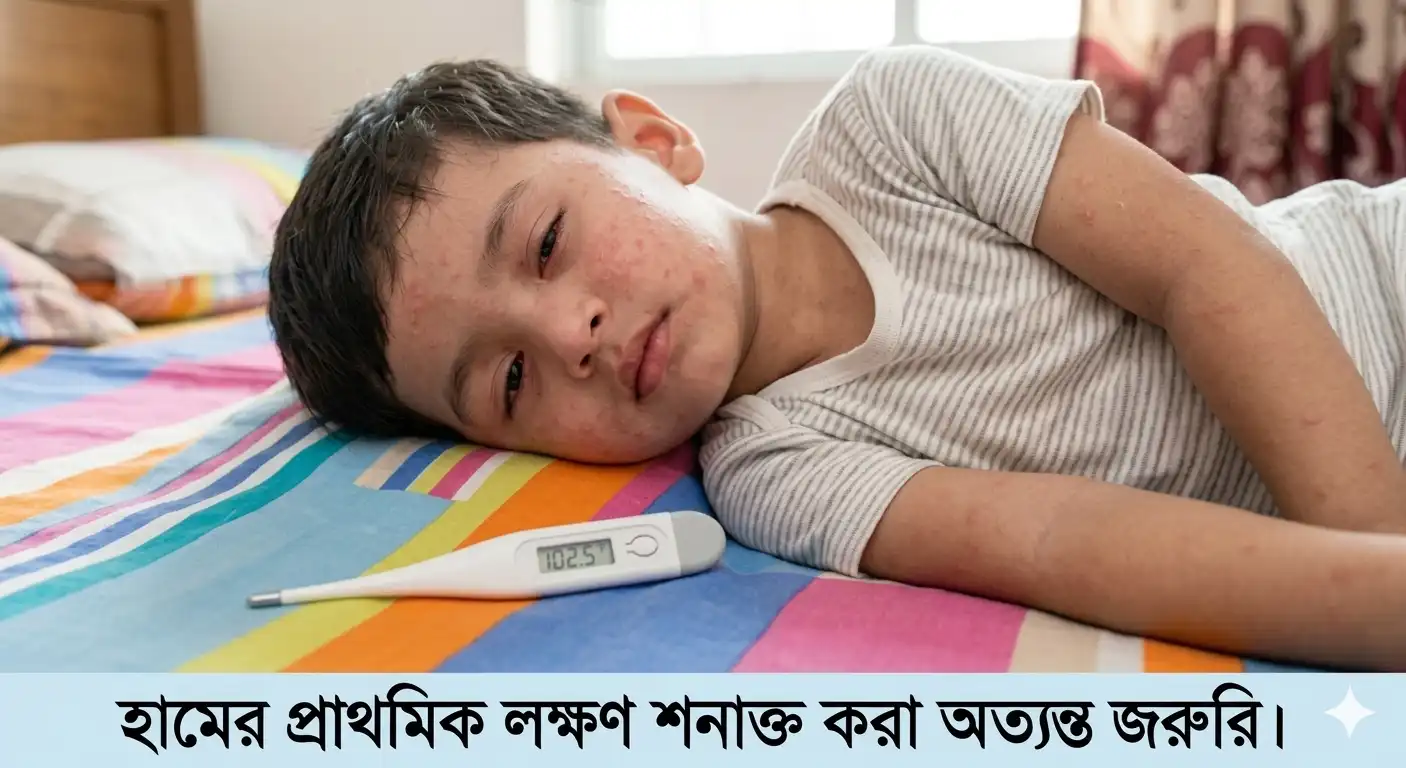 হাম রোগের লক্ষণ বাংলাদেশ
